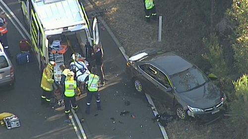 One person is confirmed dead. Image: 9News