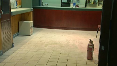 The man allegedly tampered with the fire system, which caused the sprinklers to go off. (9NEWS)