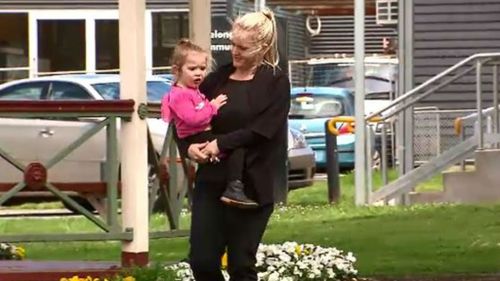 Ashlee faces an anxious wait to find out if her daughter is given the all clear. (9NEWS)