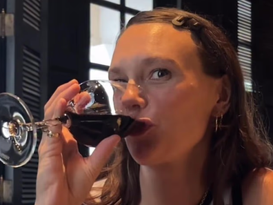 Australian influencer Daphne Berry apologizes for pretending to drink while pregnant