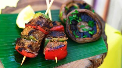 Recipe:&nbsp;<a href="http://kitchen.nine.com.au/2016/05/13/12/47/barbecued-beef-adobo" target="_top">Barbecued beef adobo</a>