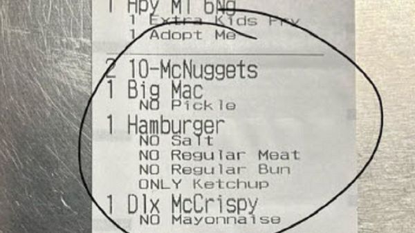 mcdonalds order burger sauce