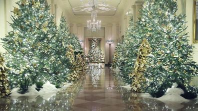 Melania Trump unveils White House Christmas decorations 2019