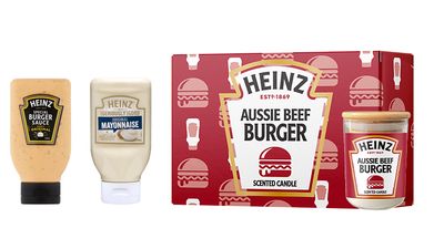 Heinz launches Aussie Beef Burger scented candles
