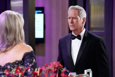 DAYS OF OUR LIVES: BEYOND SALEM -- Pictured: (l-r) Deidre Hall as Marlena Evans, Drake Hogestyn as John Black -- (Photo by: Evans Vestal Ward/Peacock)