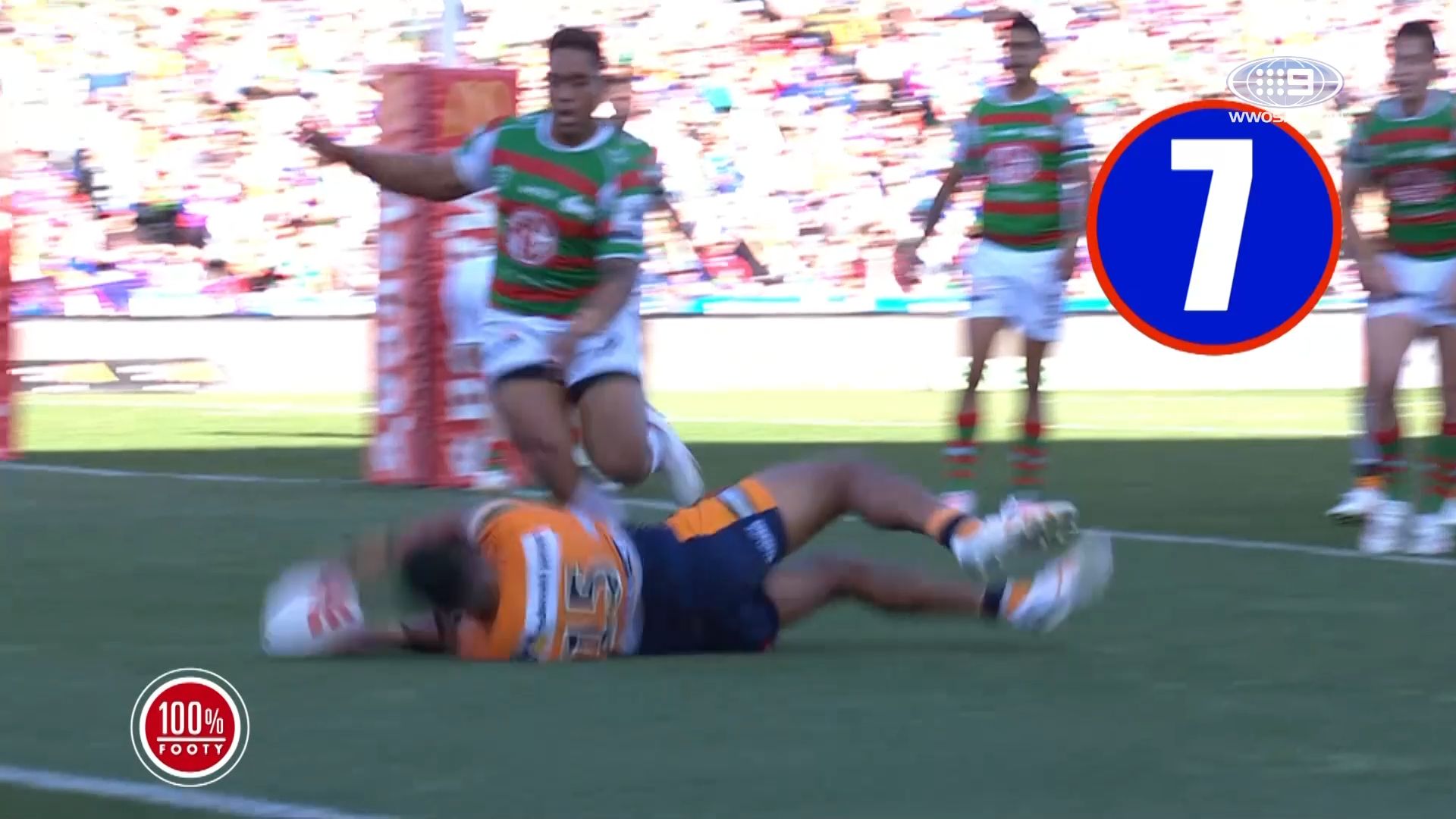 'It is a straight miss': NRL admits to referee error in Newcastle's eighth tackle try