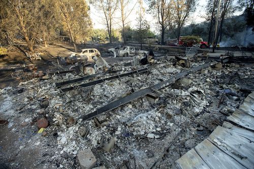 Earlier this month, Colorado was also affected by wildfires, with more than 2000 homes evacuated. Picture: AP.