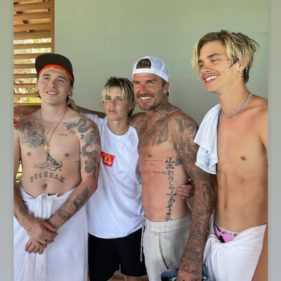 Cruz Beckham Instagram Story  Romeo Beckham, David Beckham, Brooklyn Beckham