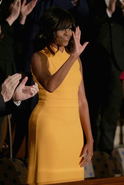 Michelle Obama in Narcisco Rodriguez at the State of the Union Address&nbsp;