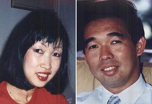 Mr Caleo's wife Rita (left) was found stabbed to death in the couple's Double Bay home in 1990. Her brother Dr Michael Chye (right) was also murdered the previous year. (AAP)