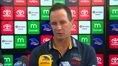 Coach Don Pyke has admitted some of the camp’s mind training sessions “didn’t hit the mark”. Picture: 9NEWS