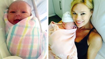 Sonia Kruger has unveiled her new baby Maggie. (Mornings)