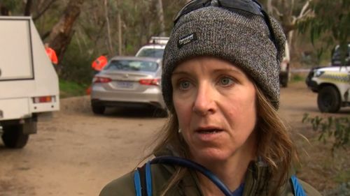 "From a personal point of view quite frightening, I guess," walker Sarah Hill told 9News.