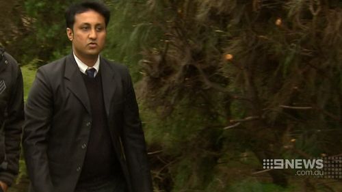 Niraj Dave, who was at the centre of the love triangle. (9NEWS)