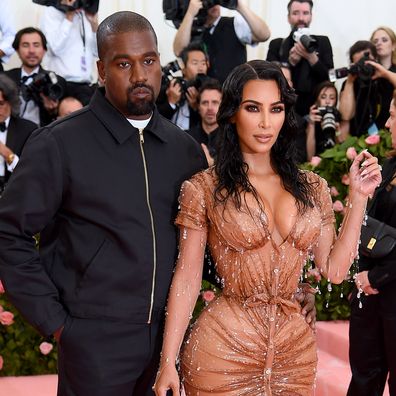 Kanye West, Kim Kardashian, Met Gala, red carpet
