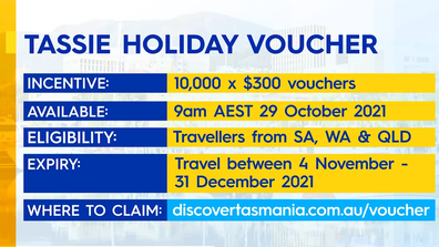 Tasmania holiday vouchers
