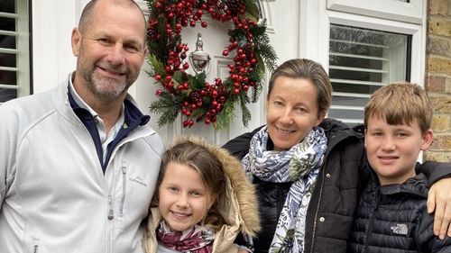 Georgia Smith with her family