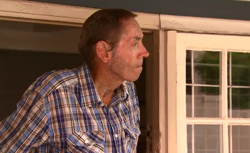 Allan Mason, 74, recieved hospital treatment after being bashed with a hammer. (9NEWS)