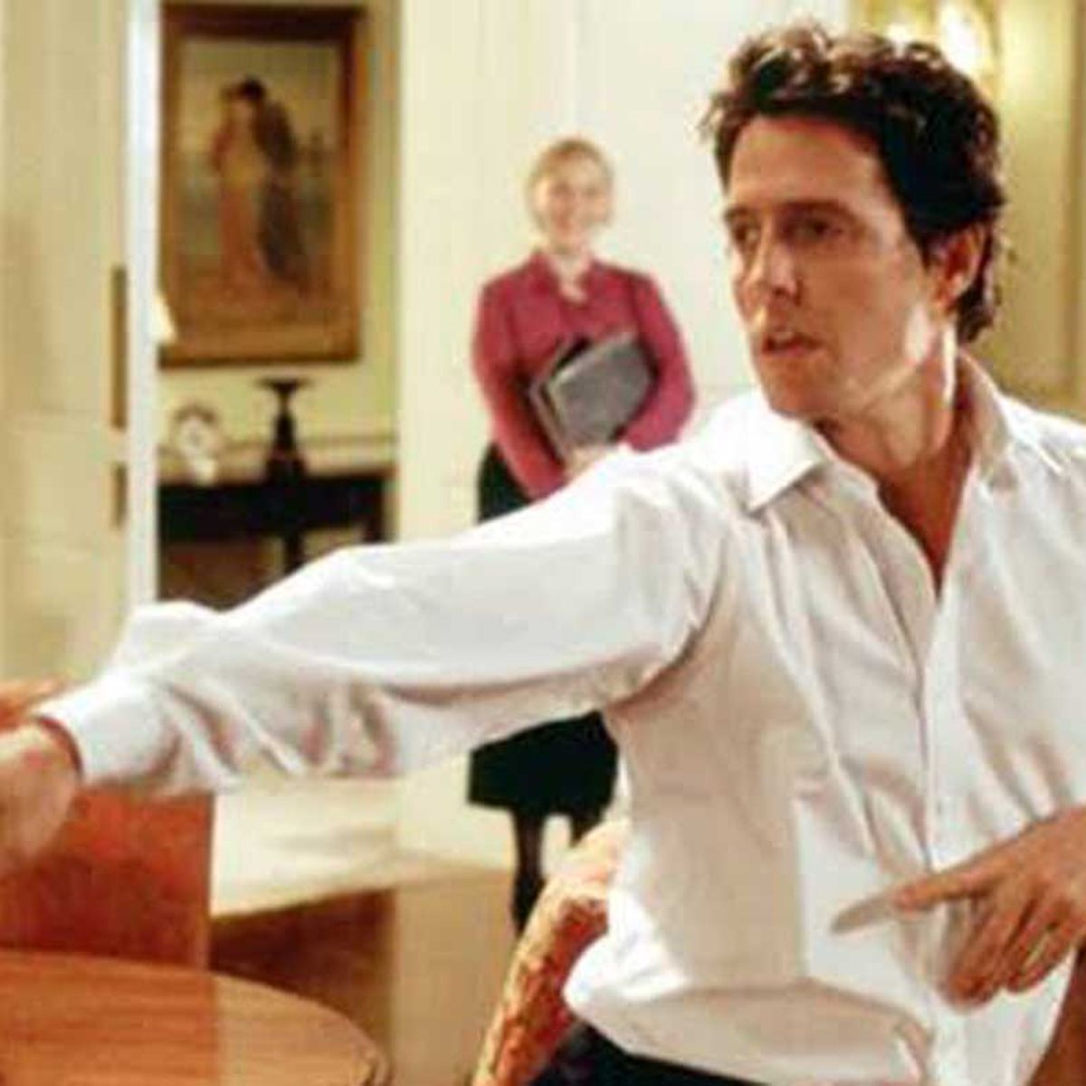 Hugh Grant says iconic Love Actually dancing scene was 'absolute hell' -  9Celebrity
