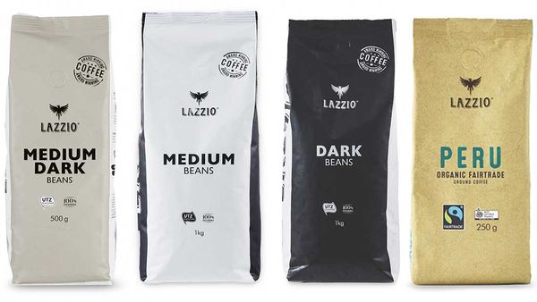 Aldi Lazzio Coffee range