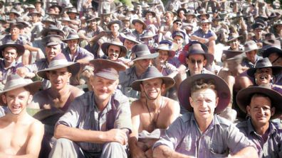 Images of Australian and New Zealand soldiers overseas have been colourised by MyHeritage.