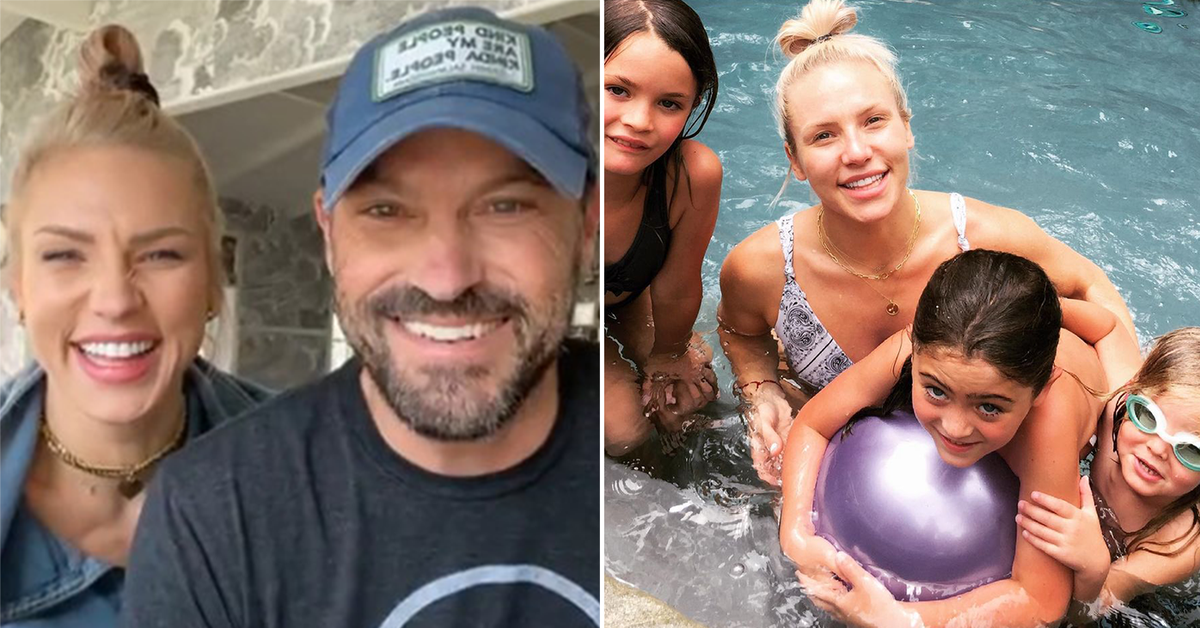 Brian Austin Green And Aussie Girlfriend Sharna Burgess Enjoy Pool Day With His Children The Best Days 9celebrity