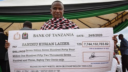 Tanzanian miner strikes it rich again with huge gem find worth $3m