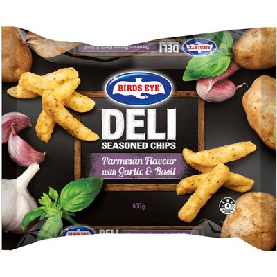 Birds Eye Deli Seasoned Chips Parmesan, Garlic & Basil - 173 kcal