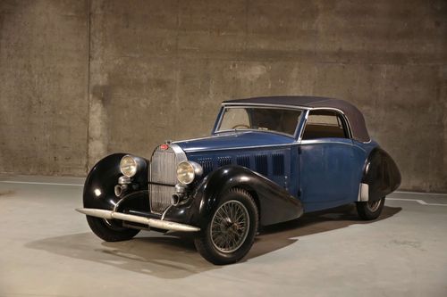 The 1937 Bugatti Type 57 Cabriolet.