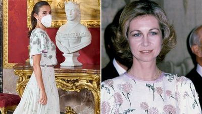 Queen Letizia, 2021, and Queen Sofia, 1981