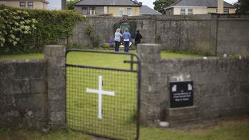 The site of a mass grave for children who died in the Tuam mother and baby home in Galway. (AAP)