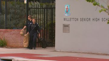 The incident happened at 11.15am (local time) at Willetton Senior High School.