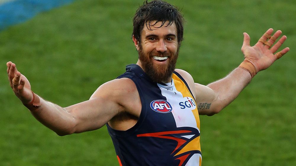 Josh Kennedy booted three goals for the Eagles. (Getty-file)
