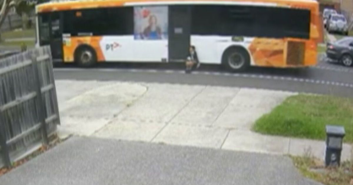 Melbourne schoolboy becomes trapped in bus doors, dragged down road