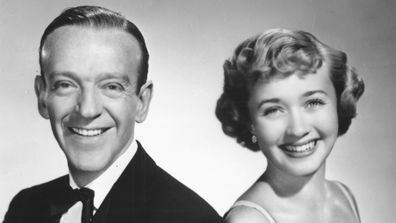 Fred Astaire and Jane Powell in a publicity shot for Royal Wedding in 1951.