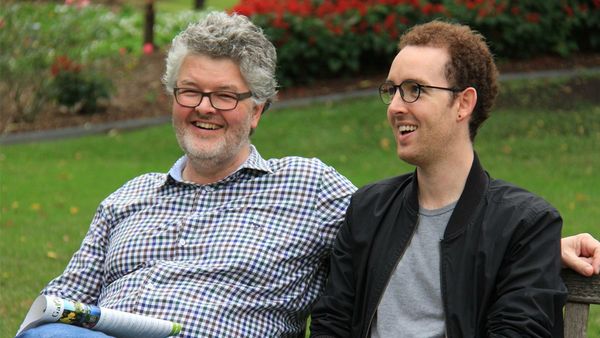 Tim Effland with his beloved Dad Tony.