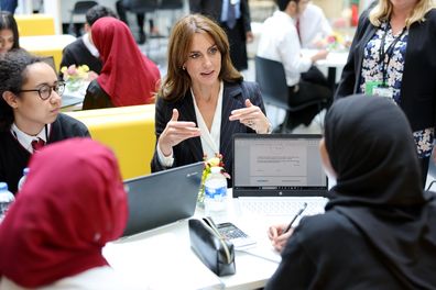 queen visits fitzalan high school