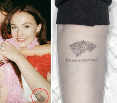 Lauren Winzer gave Sophie Turner a controversial Game of Thrones tattoo.