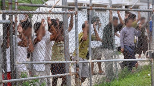 Refugees on Manus Island.