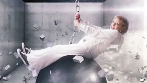 Must-watch: Betty White does a 'Miley' and swings on 'Wrecking Ball' in awesome TV spoof
