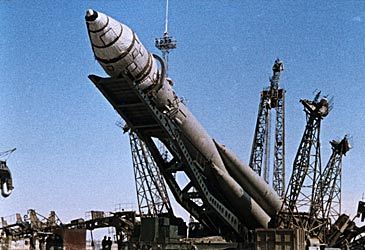 Which was the first Soviet space program to launch a human into Earth's orbit?