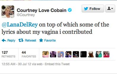 Courtney Love Tells Lana Del Rey That 'Heart-Shaped Box' Is About Her Vagina