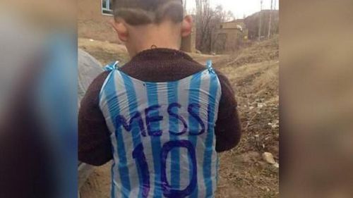 Boy wearing Messi bag shirt found: report
