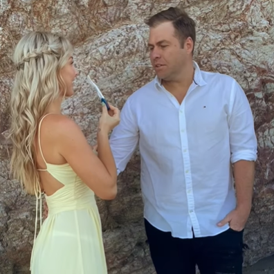 Ashy Bines leave husband speechless after unsuspecting pregnancy announcement.