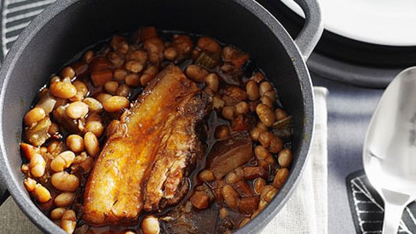 Pork and white beans