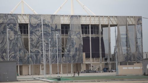 The Maracana stadium has been vandalised. (AAP)
