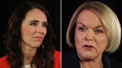 Jacinda Ardern and Judith Collins