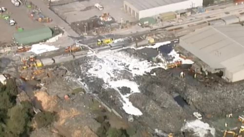 An aerial view of the site. (9NEWS)