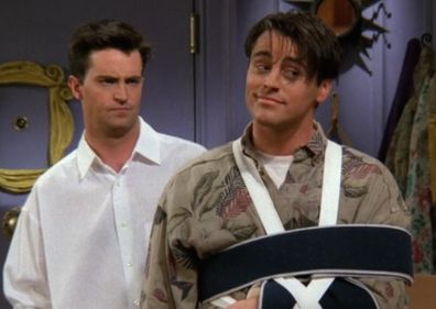 Matt LeBlanc, Friends, reunion, injury, couch-fight scene, Matthew Perry