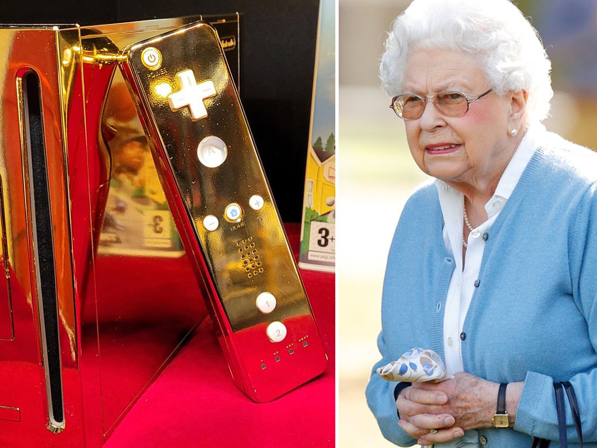 Gold Nintendo Wii 'made for the Queen' goes on  - and it could be yours  for £214,000 - Mirror Online